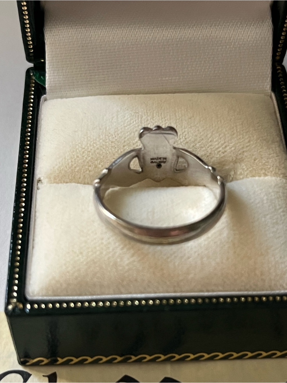 Claddagh Jewellers Sterling Silver Heart Accent Women's Ring - Silver